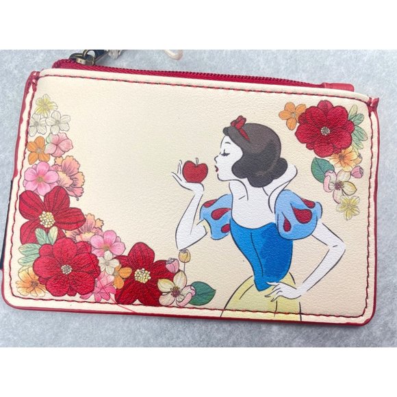 Loungefly Disney Snow White And The Seven Dwarfs Floral Cardholder - Picture 8 of 9
